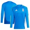 Camisola Itália 1º Equipamento Euro 2024 Manga Comprida